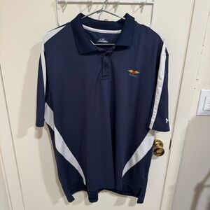 Under Armour Baltusrol Country Golf Club NJ Dark Blue Polo Men’s XL
